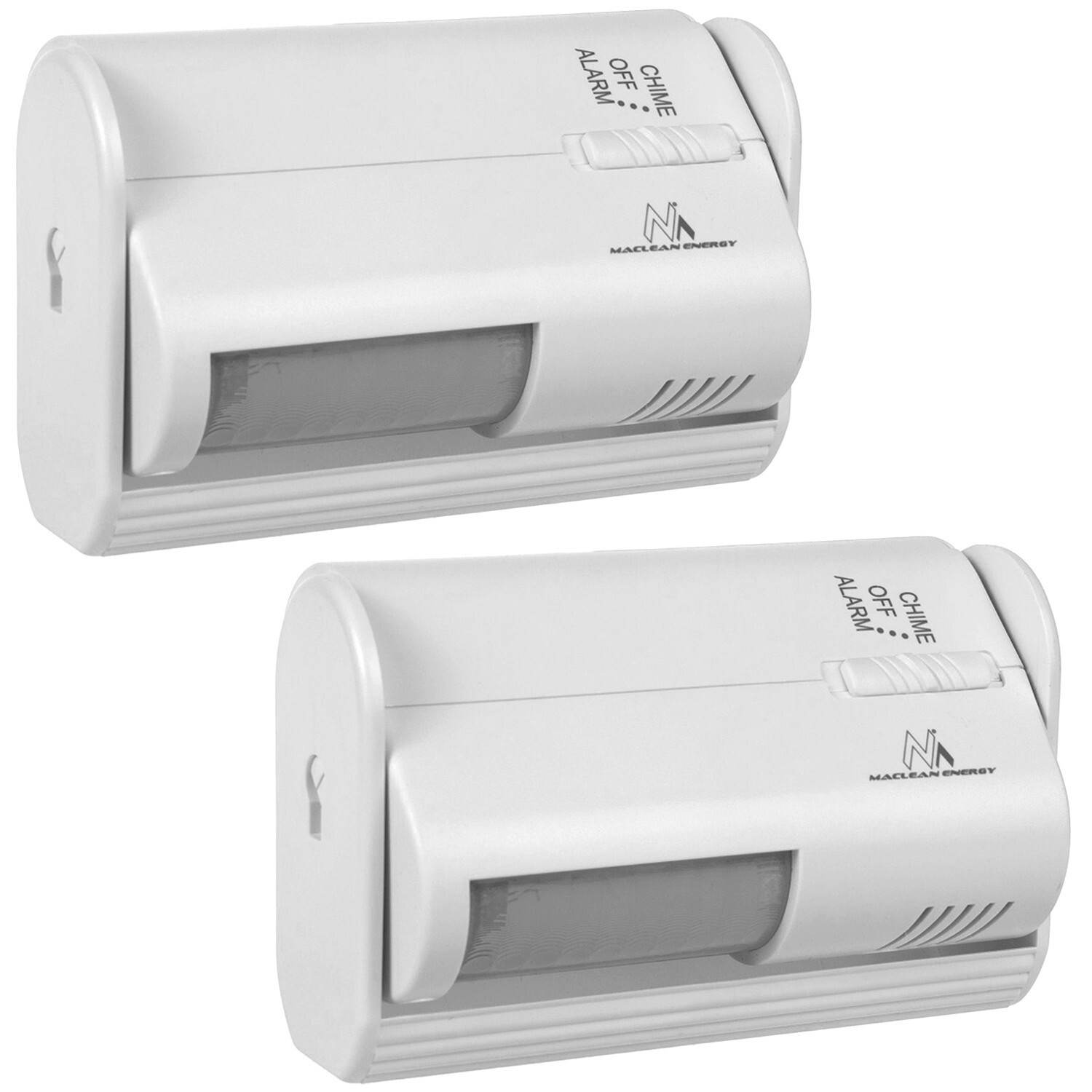 Maclean Set van 2 Bewegingsmelders voor Alarm en Ingangssignalisering