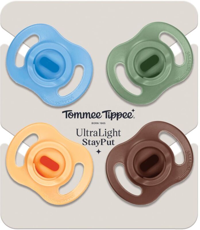 Tommee Tippee Ultra Light Stay Put 18-36m tétine Boy 4 pcs