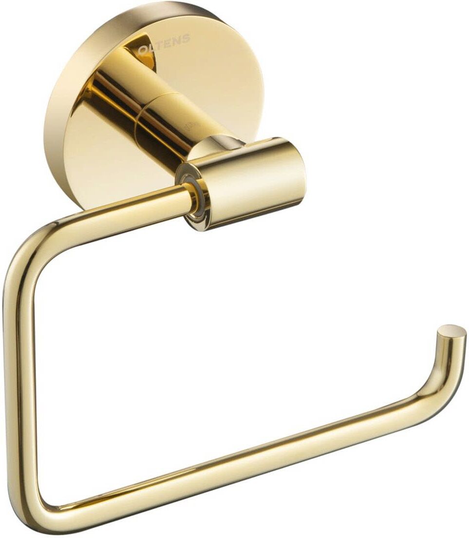 OLTENS Gulfoss Toilettenpapierhalter beweglich ohne Deckel, Accessoires, 81103800, gold glänzend