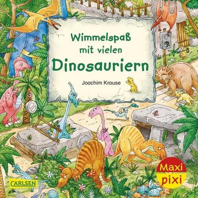 Maxi Pixi 337: Wimmelspaß mit vielen Dinosauriern, Taschenbuch von Joachim Krause, Carlsen, 978-3-551-03250-8