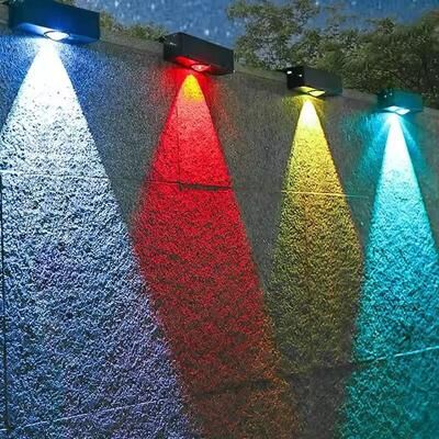 Inspired Living SolarGlow Ultra Square Outdoor Wall Light Wireless IP65 Waterproof Solar Wall Light For Garden & Patio changeable
