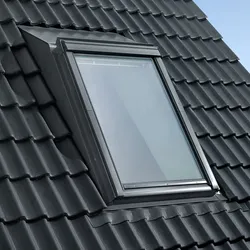 VELUX Aufkeilrahmen EAW UK08 6300 Ziegel hoch/Welle Titanzink