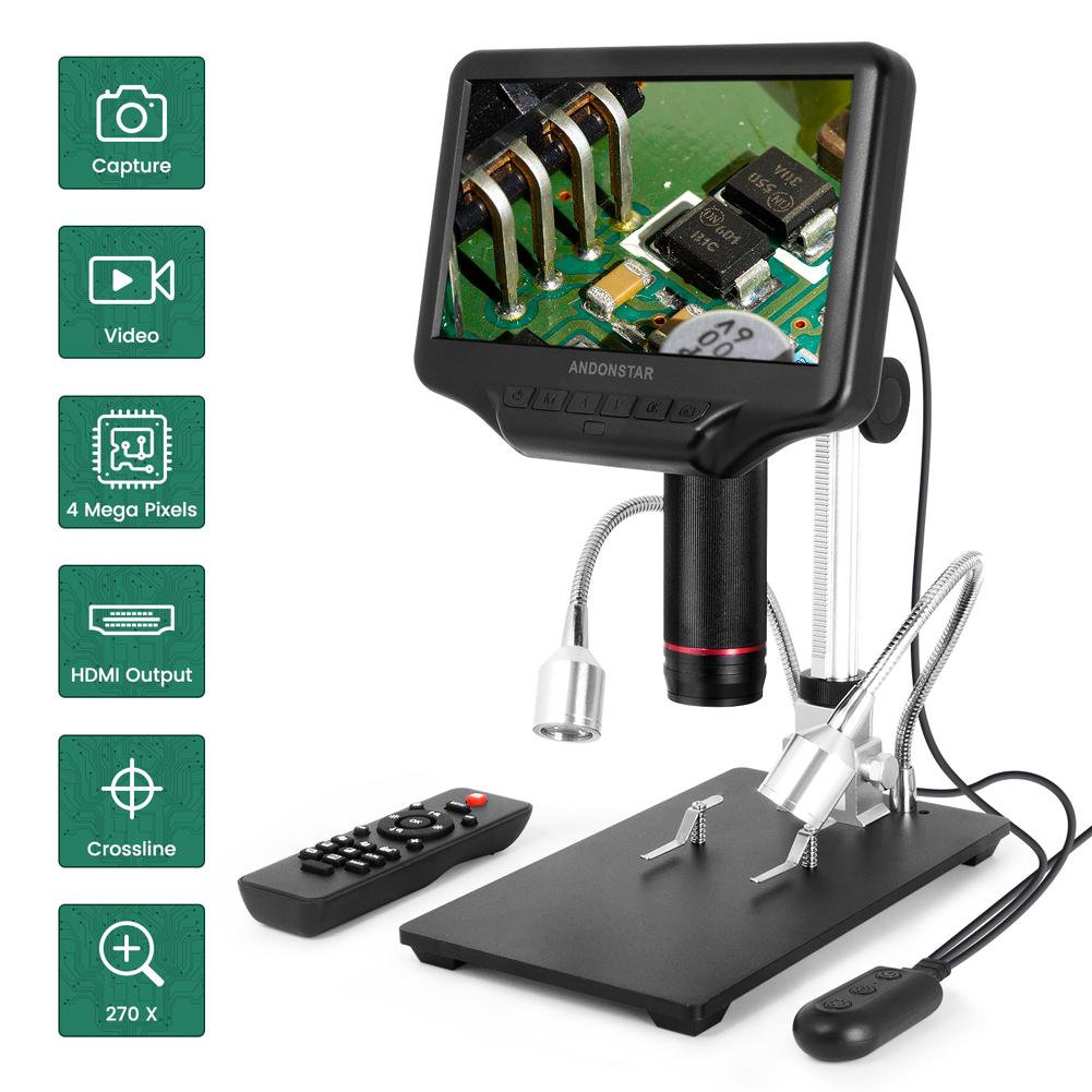 Digitalmikroskop, 4MP Sensor, 270X Vergrößerung, AD407, 270X
