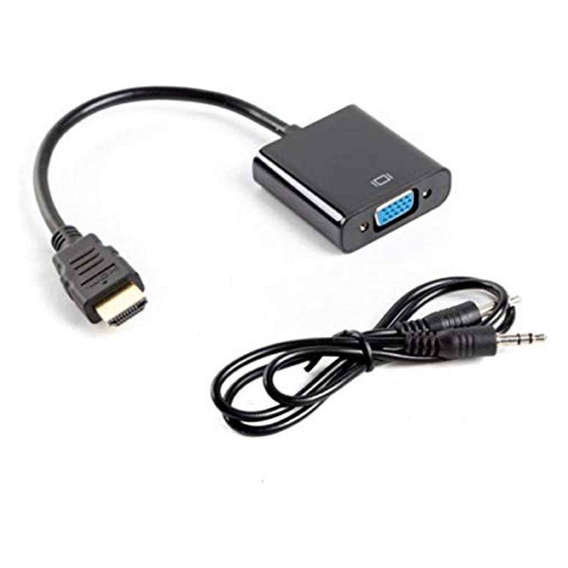 Lanberg AD-0017-BK Videokabel-Adapter HDMI-A VGA (VGA) (AD-0017-BK)