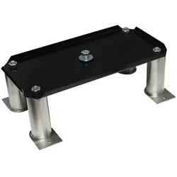 SafePost 270-A Stativ mit Edelstahl Füssen (Stativadapter), Stativ Zubehör, Schwarz