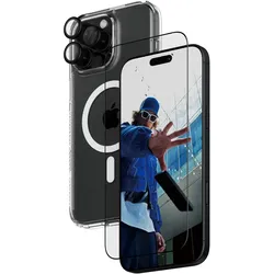 PanzerGlass® 3-in-1 Protection Schutzset für iPhone 16 Pro Max