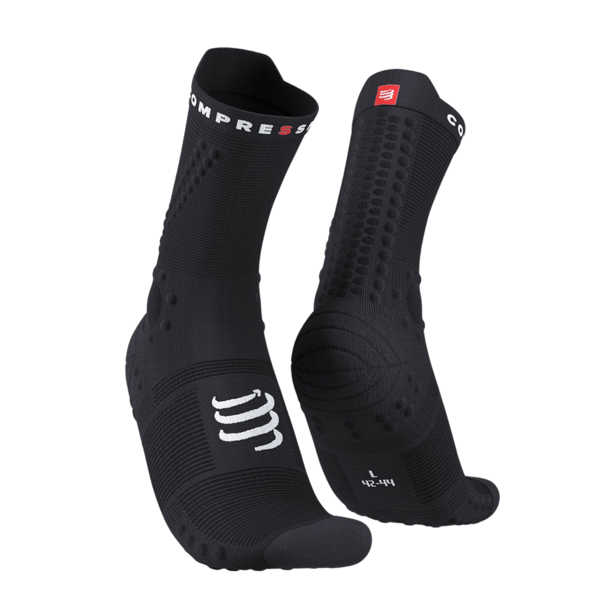Meias Compressport Pro Racing V4.0 Trail Preto, Tamanho Tamanho 1 Unisex