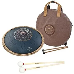 Meinl Sonic Energy OSTD2NBE Tongue Drum mit Schlägel (Trommel), Perkussion, Blau