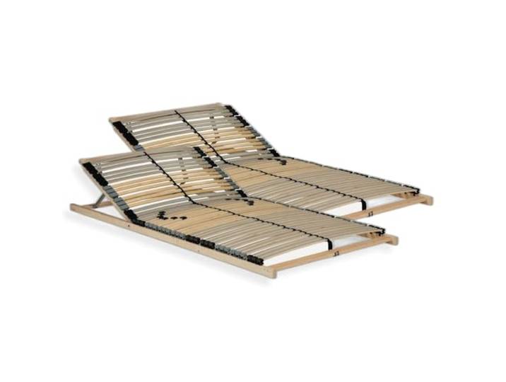 Sleepneo Lattenrost 160x200 cm – Verstellbares Kopfteil 42 Latten 7-Zonen Belastbar bis ca. 140 kg Birkenschichtholz Selbstmontage Made in Germany