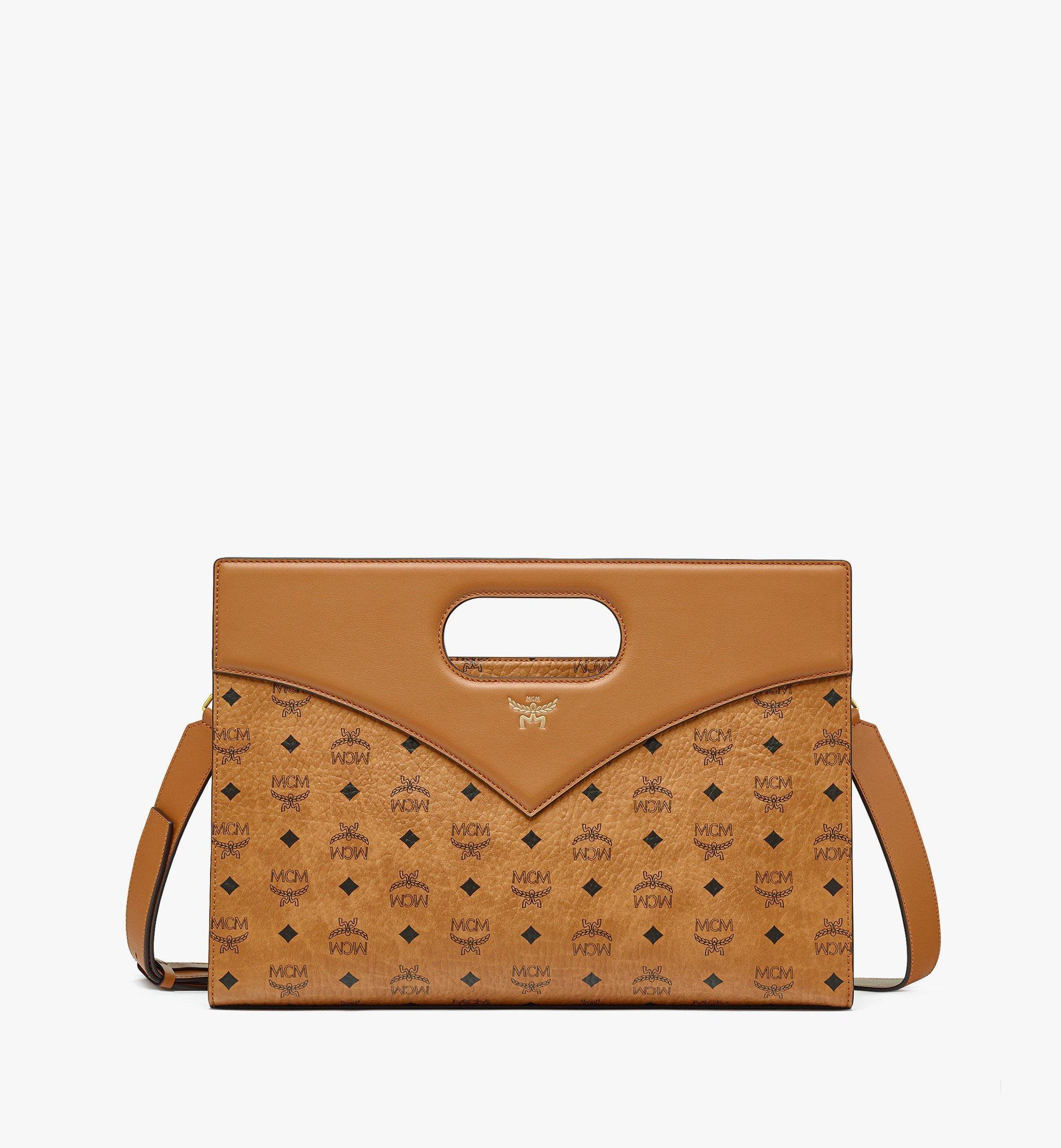 MCM Damen Handtasche Diamond Bag Cognac MWTESAK01CO001