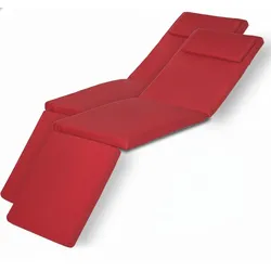 DECKCHAIRAUFLAGE Loftlux DC 175x45x5cm Rot (2tlg)
