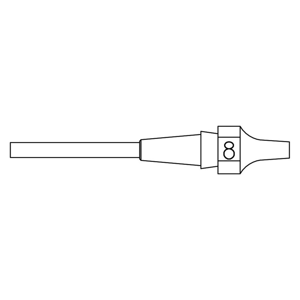 Weller Erem Saugdüse Serie XDS, XDS 8/1,5 mm, 2,9 mm (T0051325799)