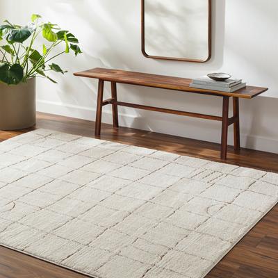 Livabliss Freud Modern Abstract Grid Area Rug