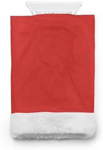 Grattoir à glace personnalisé avec gant en polyester Nisek rouge TAILLE UNIQUE ADULTE