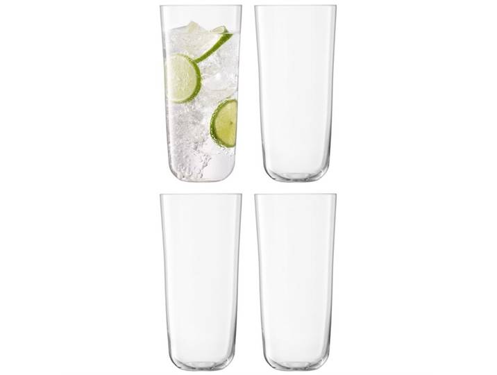 LSA International Longdrinkgläser-Set LSA transparent Glas H 16.6 cm 0.55 l 4 Stk - Longdrinkgläser-Set
