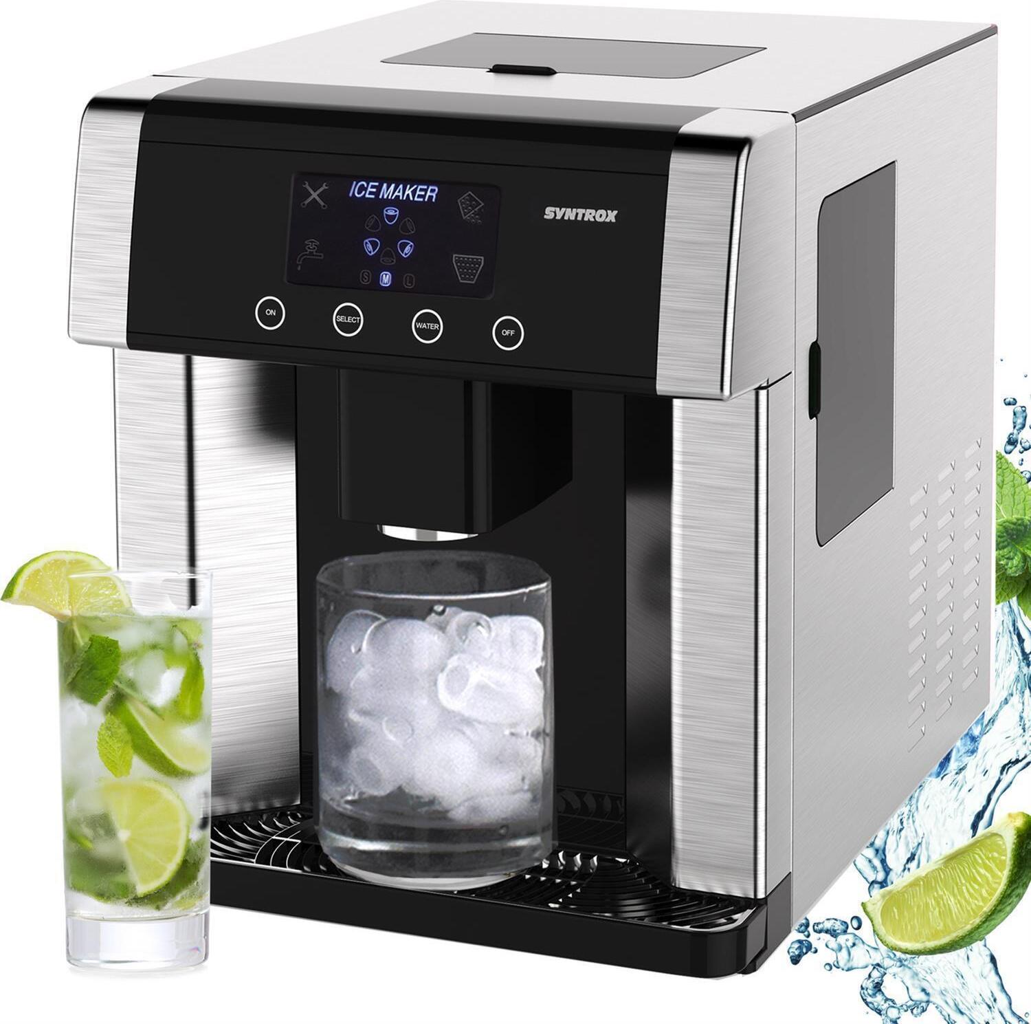 Eiswürfelmaschine Eiswürfelbereiter Eiswasser Edelstahl Bolavi
