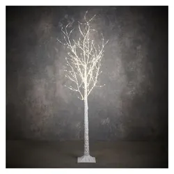 Luca Lighting, Gartenbeleuchtung, Birch white 600led w/timer (600 lm)