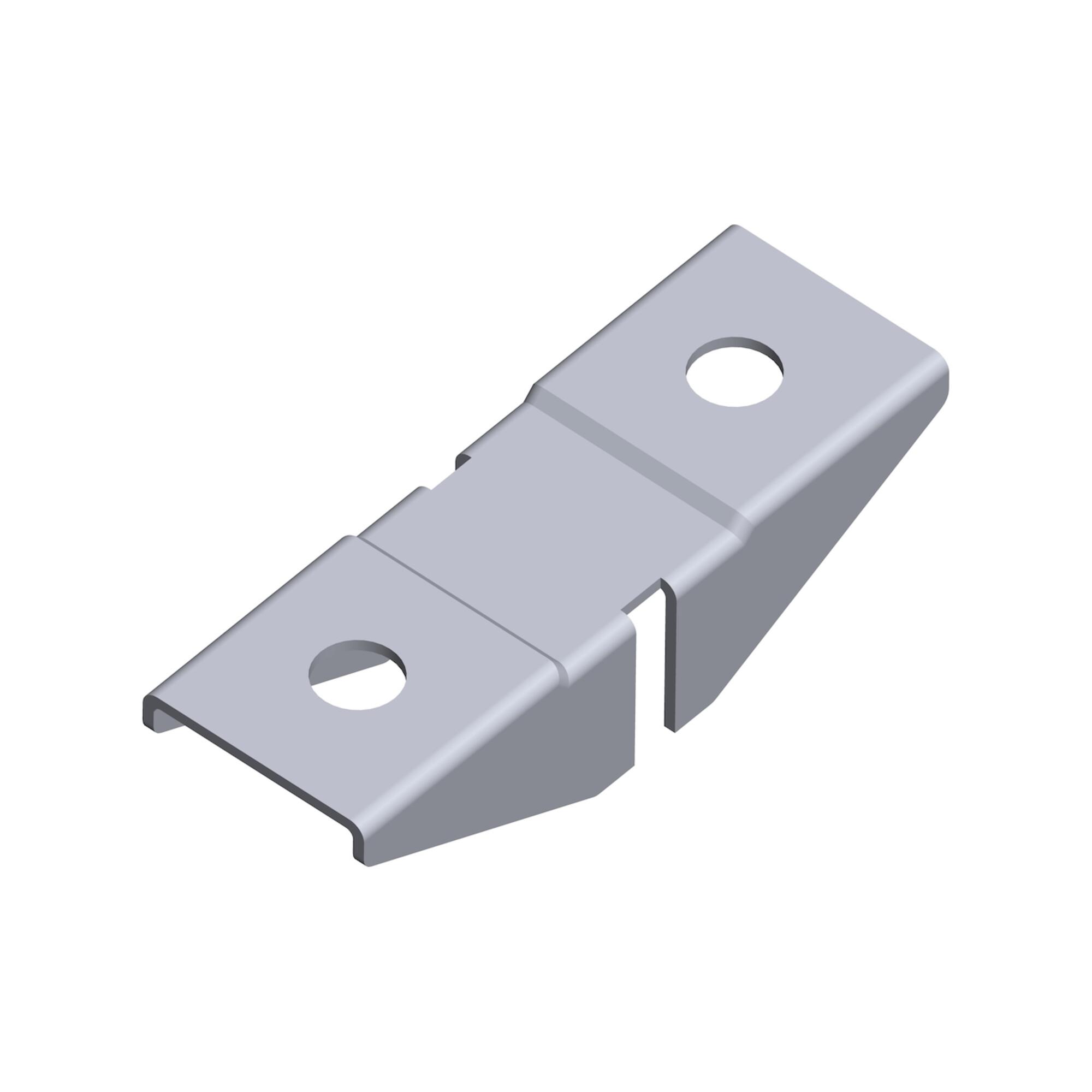 DIY, Aufsteckhalter 11612 zweiseitig,B 45mm Edelstahl ; Element System (11612-00001)
