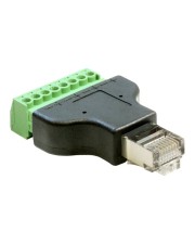 Delock Netzwerkadapter 8-polige Anschlussleiste W bis RJ-45 M (65389)