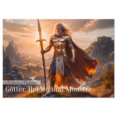 Keltische Mythologie - Götter, Helden und Monster (Tischkalender 2026 DIN A5 quer), CALVENDO Monatskalender