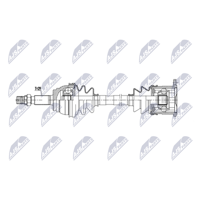 NTY Antriebswelle NPW-NS-189 Hinterachse links für INFINITI