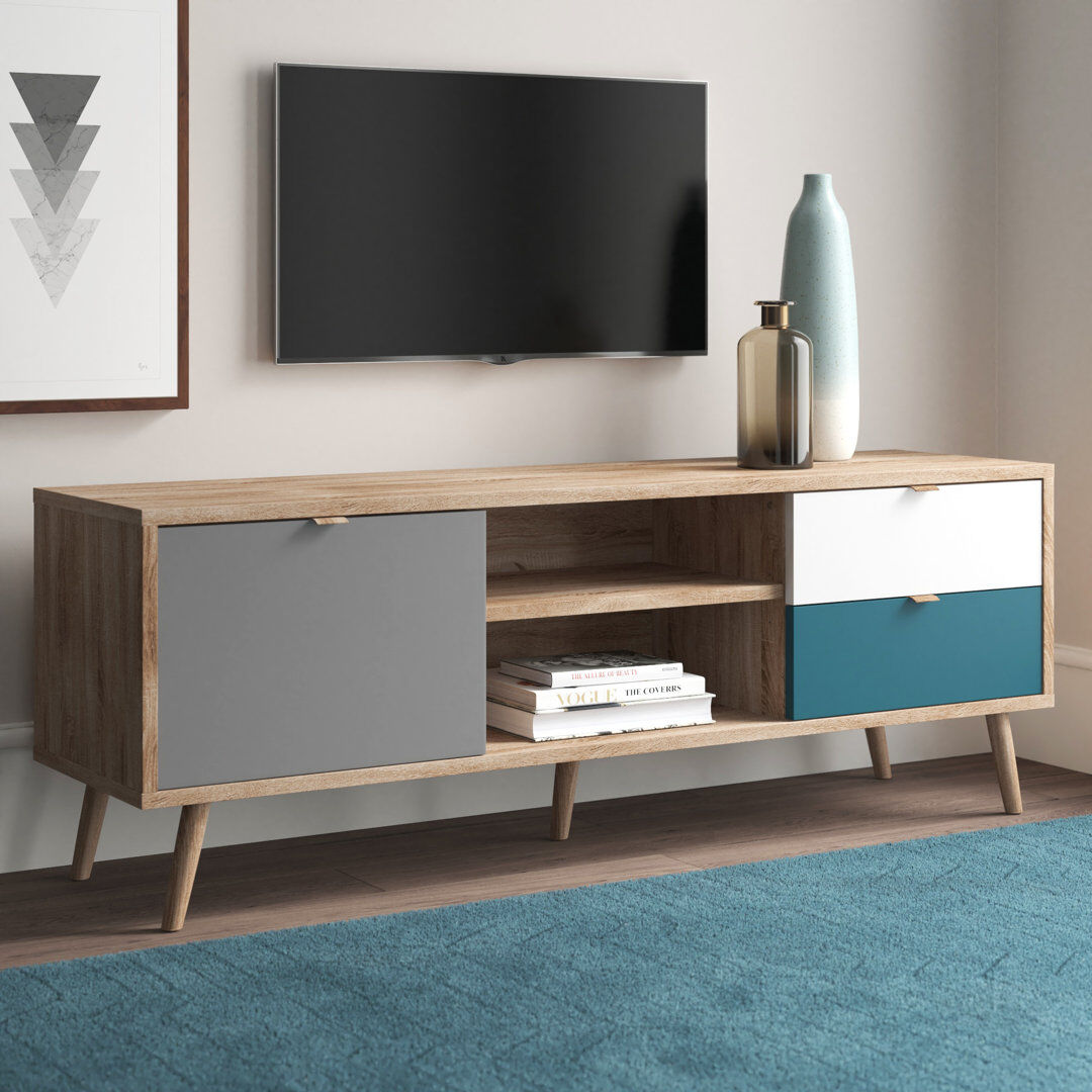 Hykkon Emmalee TV Stand for TVs up to 65" 65"
