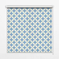 INNENROLLO - Fensterrollo - Rollo - 140x140 cm - Blaue Sterne