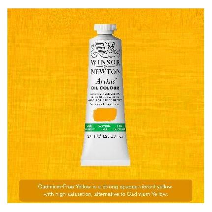 Winsor & Newton Artist's oil colour 37ml cadmium free yellow 890 (37 ml) (1214890)