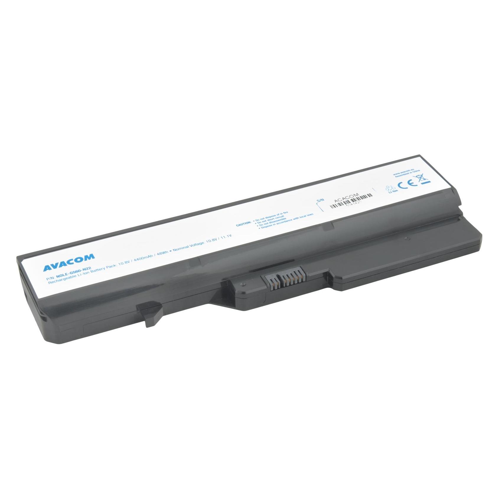 Avacom LENOVO G560, IDEAPAD V470 SERIES LI-ION (6 Zellen, 4400 mAh) (NOLE-G560-N22)