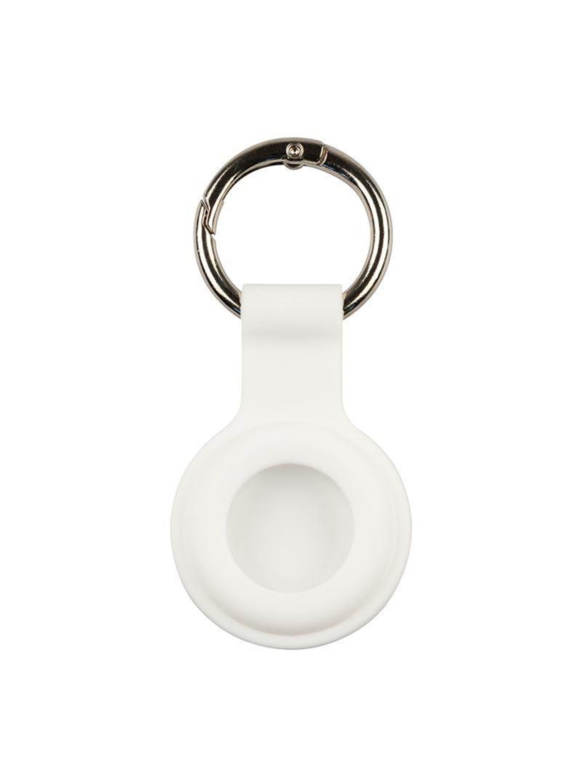Mobile Origin AirTag KeyChain - white
