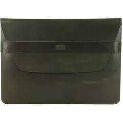 Buckle & Seam Laptop Sleeve Terra15" (15", Universal), Notebooktasche, Grün, Schwarz