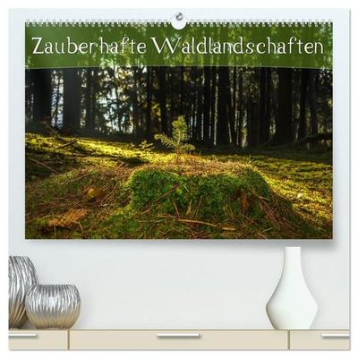 Zauberhafte Waldlandschaften (hochwertiger Premium Wandkalender 2027 DIN A2 quer), Kunstdruck in Hochglanz