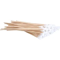 Wattestäbchen 15cm Holzträger Kleiner Kopf 100 ST