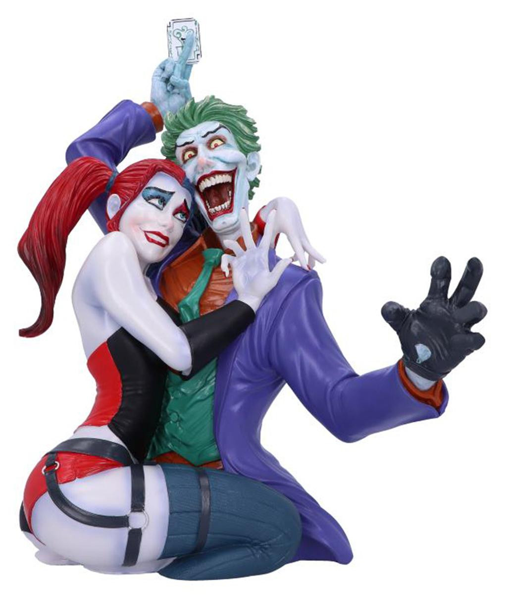 Nemesis Now DC Comics buste van The Joker en Harley Quinn, 37 cm