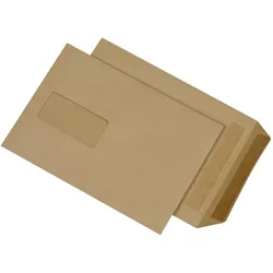 Mailmedia, Versandtasche + Luftpolstertasche, Versandtasche 30005159 B5 mF sk 90g br 500 St./Pack. (500 Stk.)