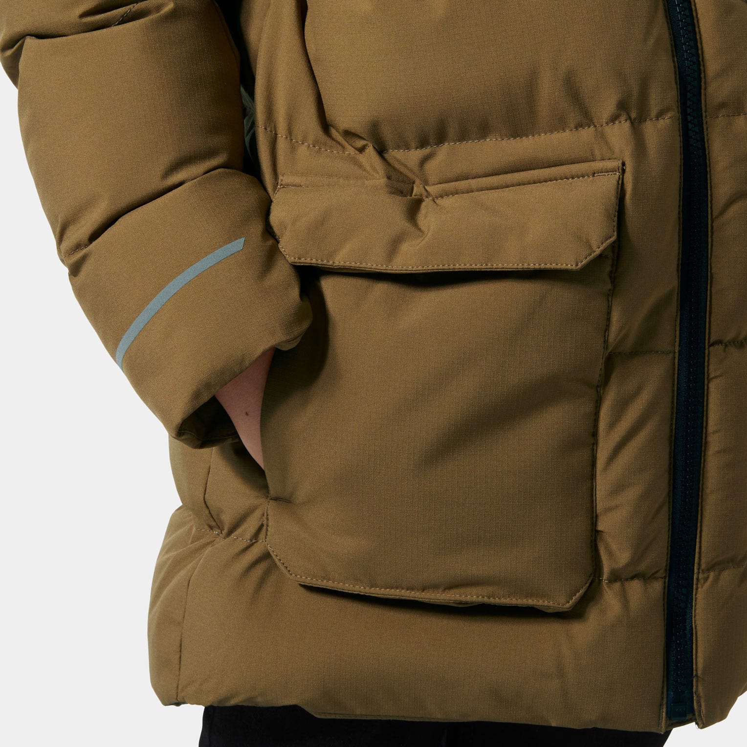 Helly Hansen Juniors’ Nord Puffy Parka - Brown - 12