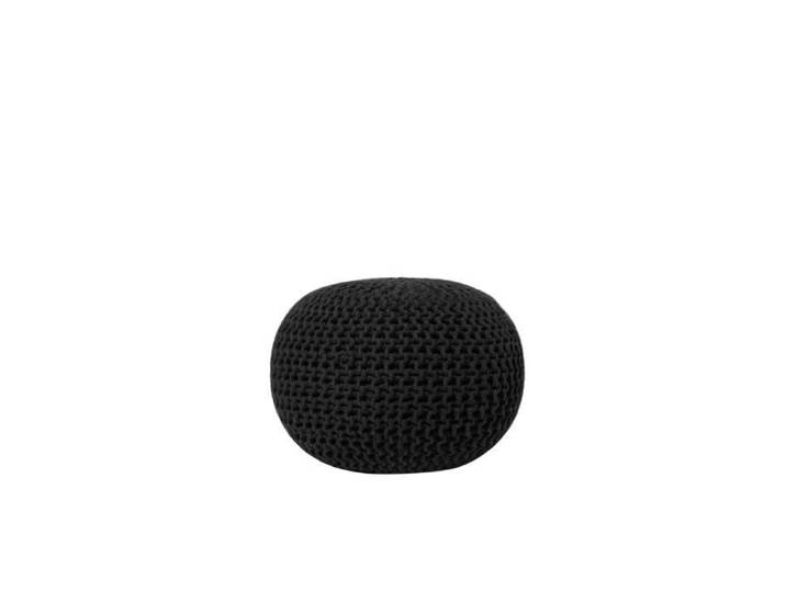 Beliani - Pouf noir 50 x 35 cm CONRAD