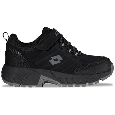 Winterboots LOTTO, Mädchen, Gr. 33, schwarz (schwarz, grau), Kunstfaser, Synthetik, mehrfarbig, Schuhe Winterboots, - wasserdicht, windabweisend & atmungsaktiv
