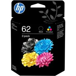 HP, Druckerpatrone, 62 (BK, C, M, Y)