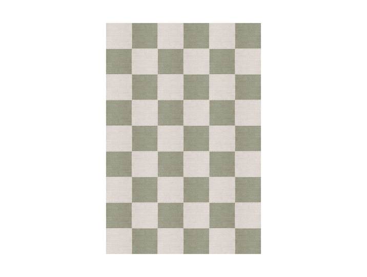 Layered Chess Wollteppich Sage, 180x270 cm
