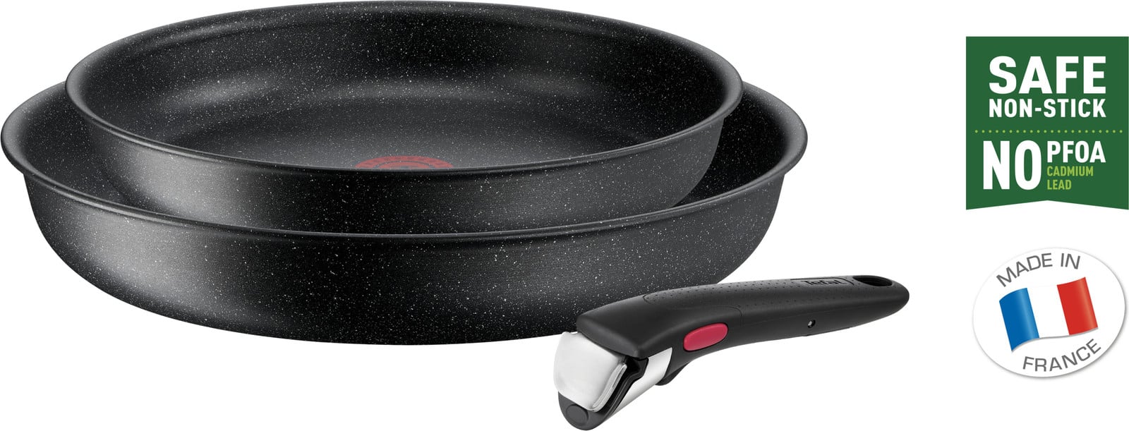 Tefal Ingenio Black Stone 3-delige set