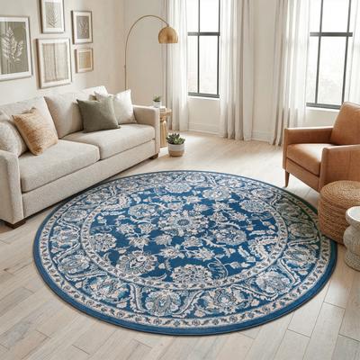 Alise Rugs Carrington Traditional Border Indoor Area Rug