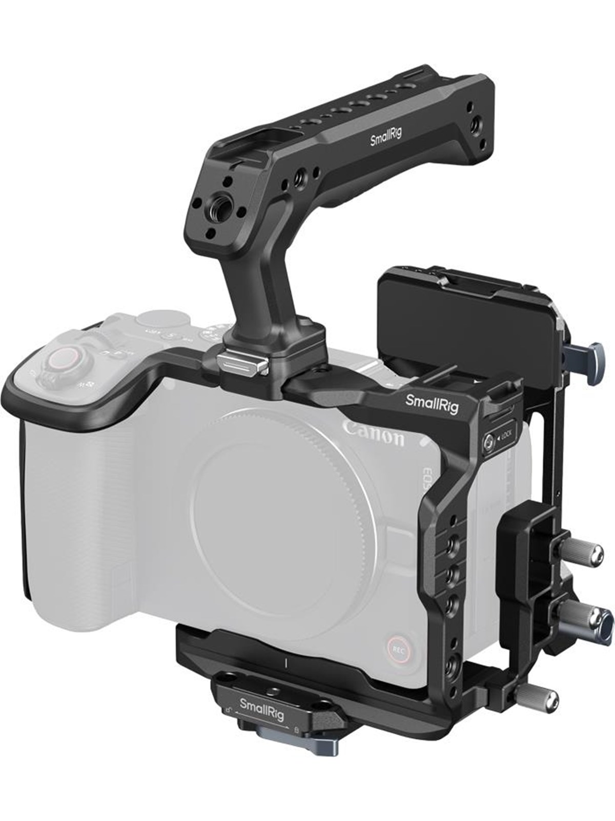 SmallRig 6381 HawkLock Quick Release Cage Kit with V-Mount Battery Plate for Canon EOS R6 V