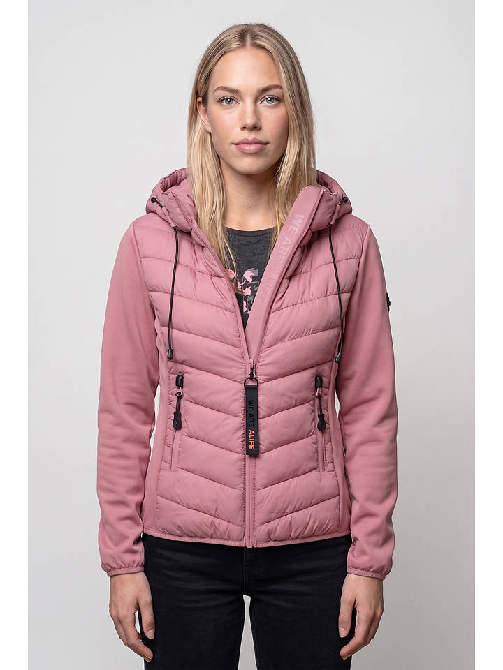 alife and kickin Hybridjacke "Zelia" in Rosa - M