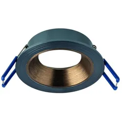 Rutec ALU10213 Einbauring MixMi, schwenkb.,ru, Aluminium basalt/grünbronze