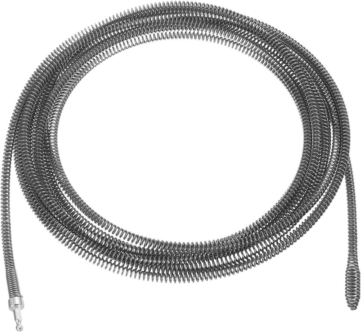 Allecto Afvoerreiniger Haarverwijderaar 10m lang 10mm dik - Zilver