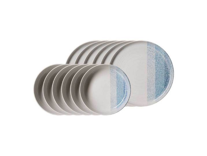 Ritzenhoff & Breker Tafelservice Trio Tafelservice 12-tlg. (12-tlg), 6 Personen, Steinzeug