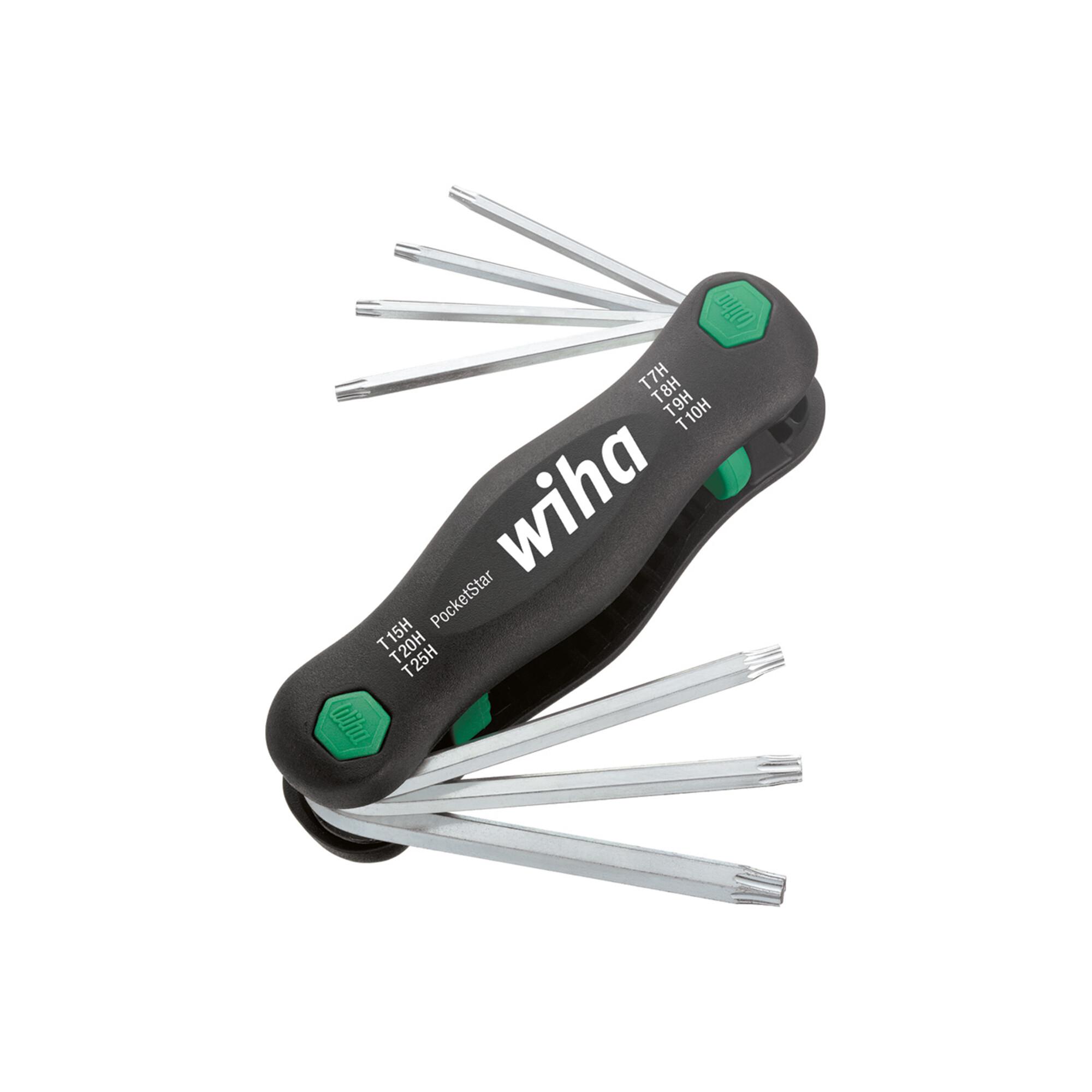 Wiha Multitool PocketStar® TX Tamper Resistant (mit Bohrung) 7-tlg. (25128)