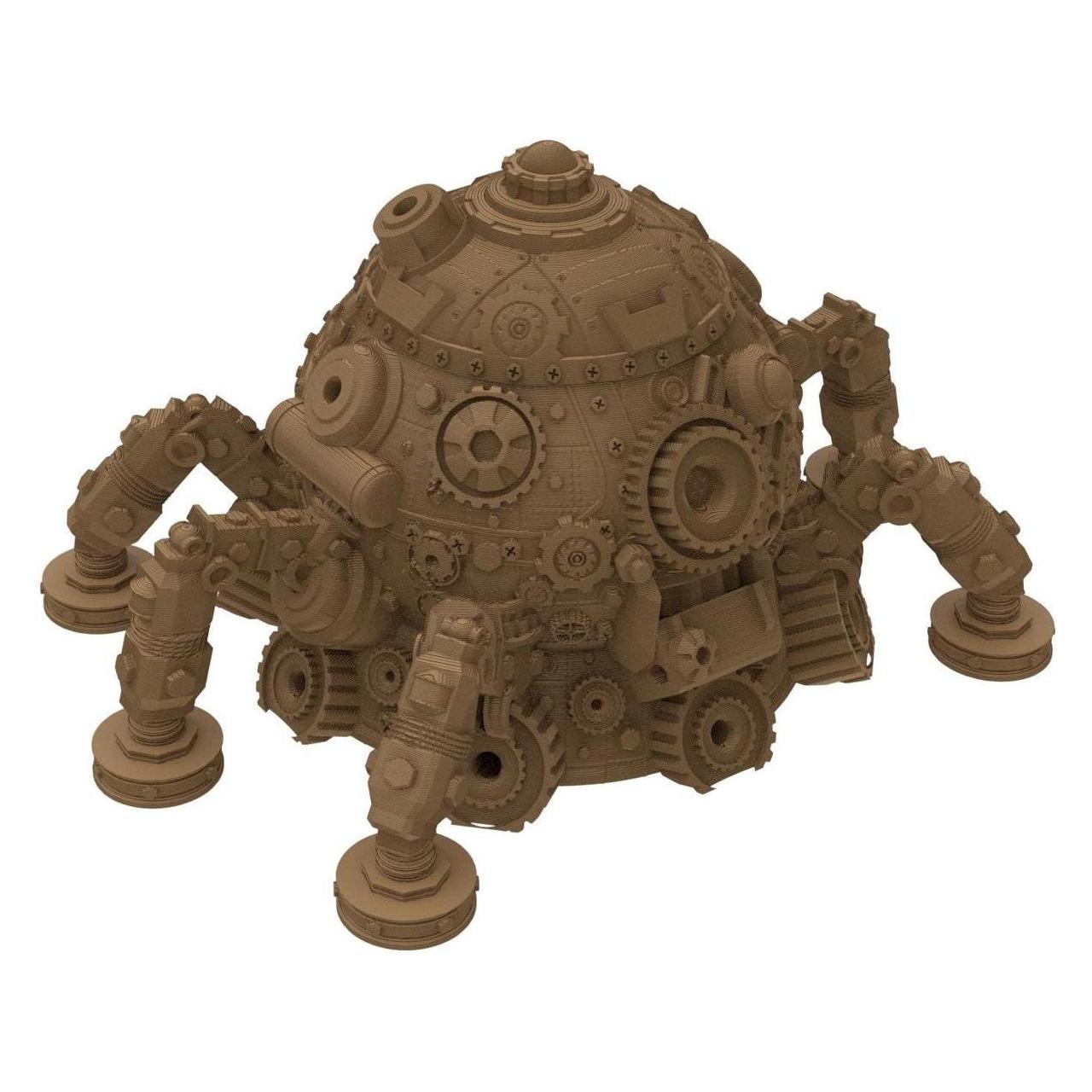 Feldherr Fates End Dice Jail Octotank - 3D Würfelgefängnis gold (Kunststoff) (377010)