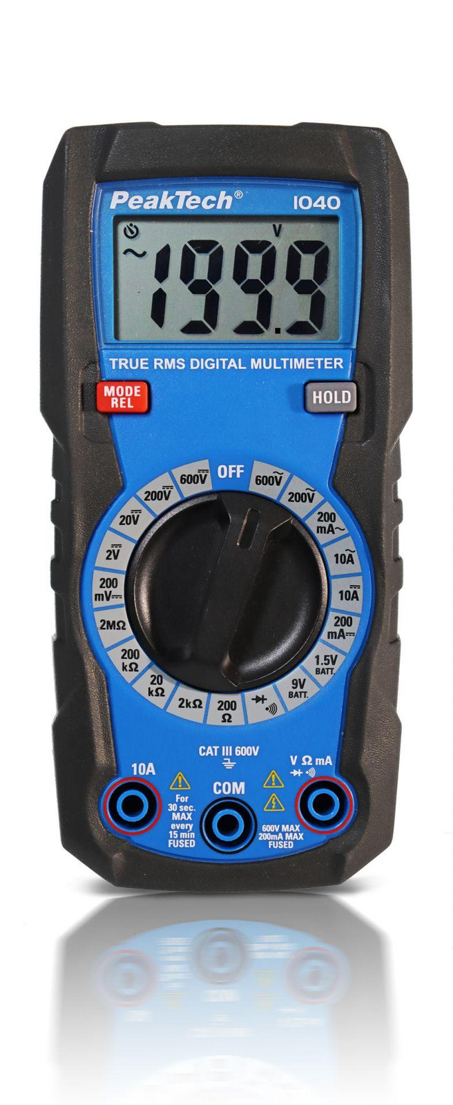 PeakTech P 1040 Digitaal Multimeter CAT III 600V